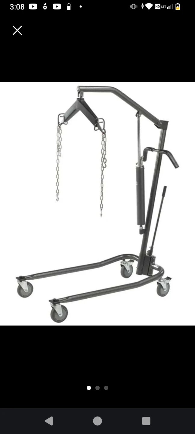 Patient Lift with Chains and Sling