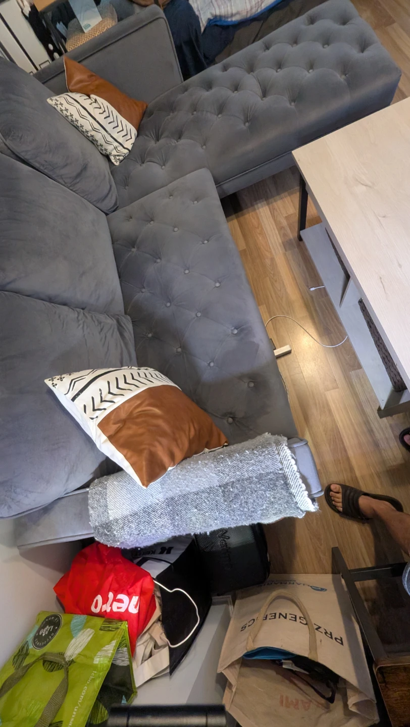 Grey sectional Sofa - photo 2