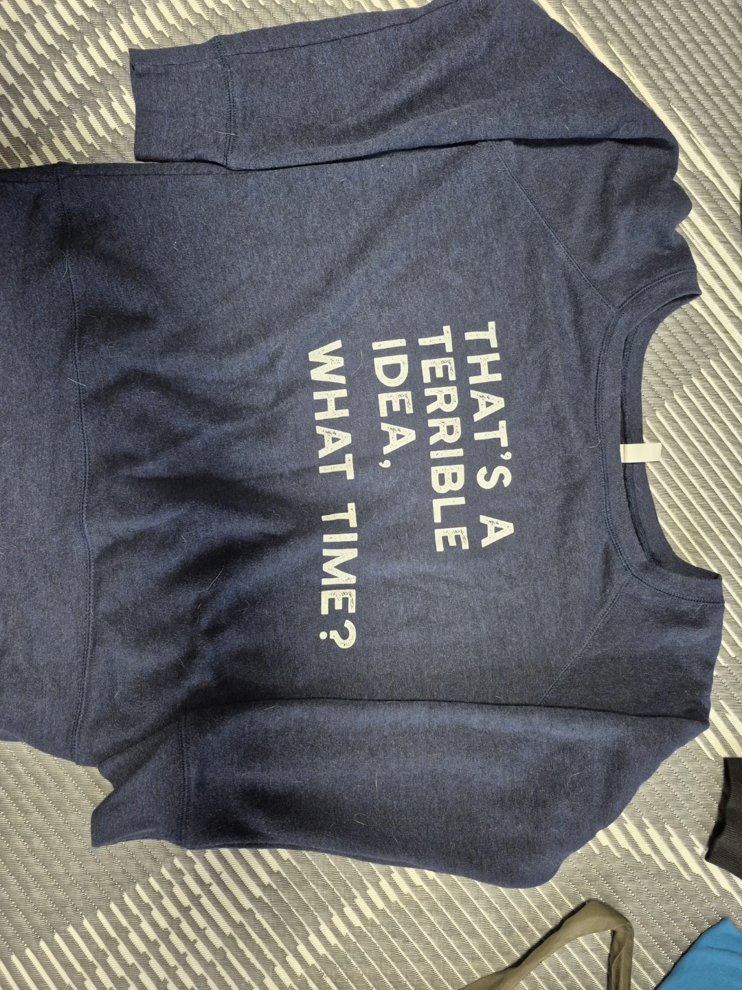 Navy Crewneck Sweatshirt