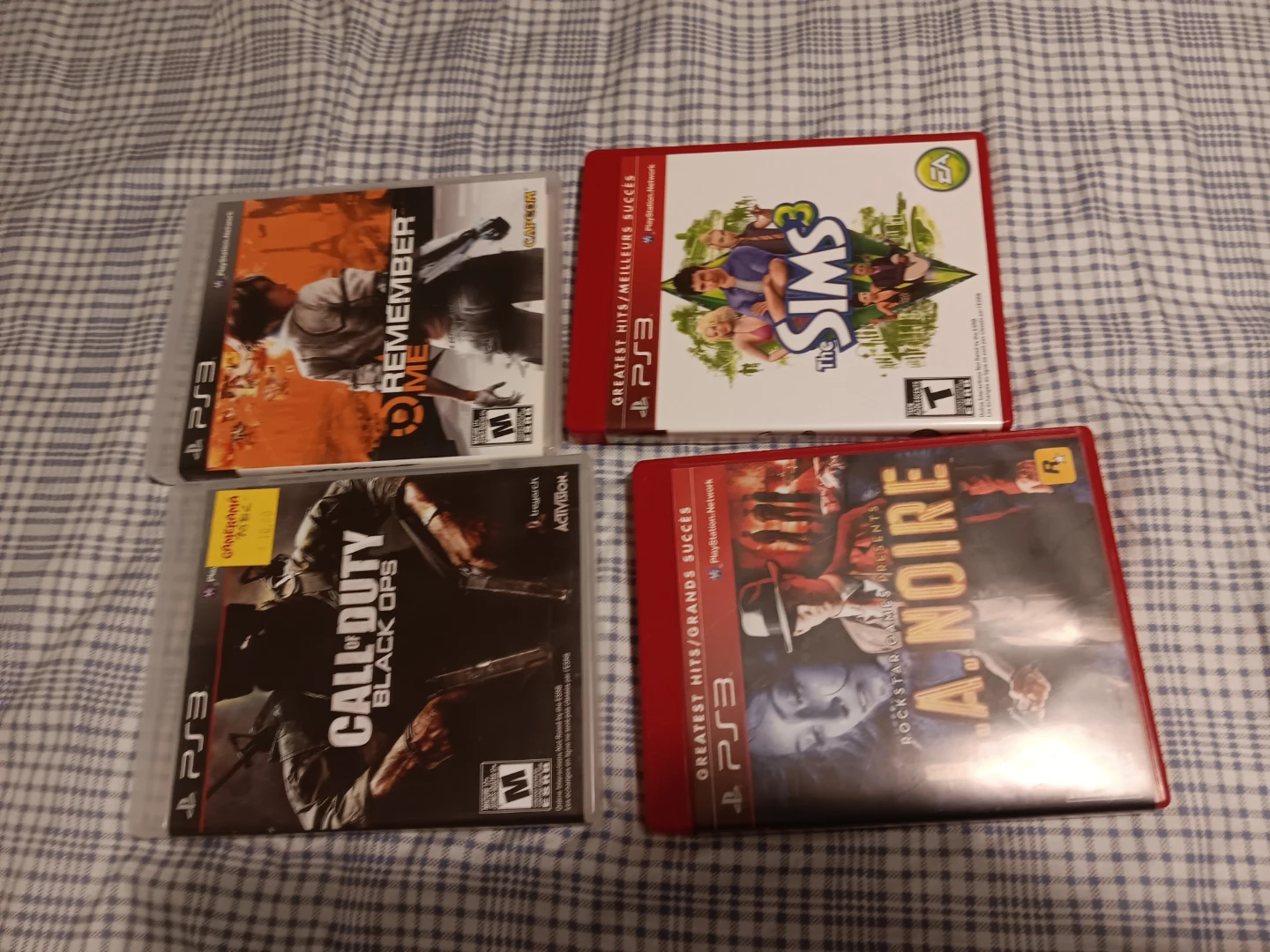 PS3 Game Bundle: Call of Duty, Sims 3, Remember Me, L.A. Noire