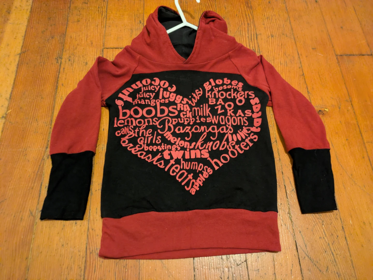 Grow With Me Heart Text Sweater