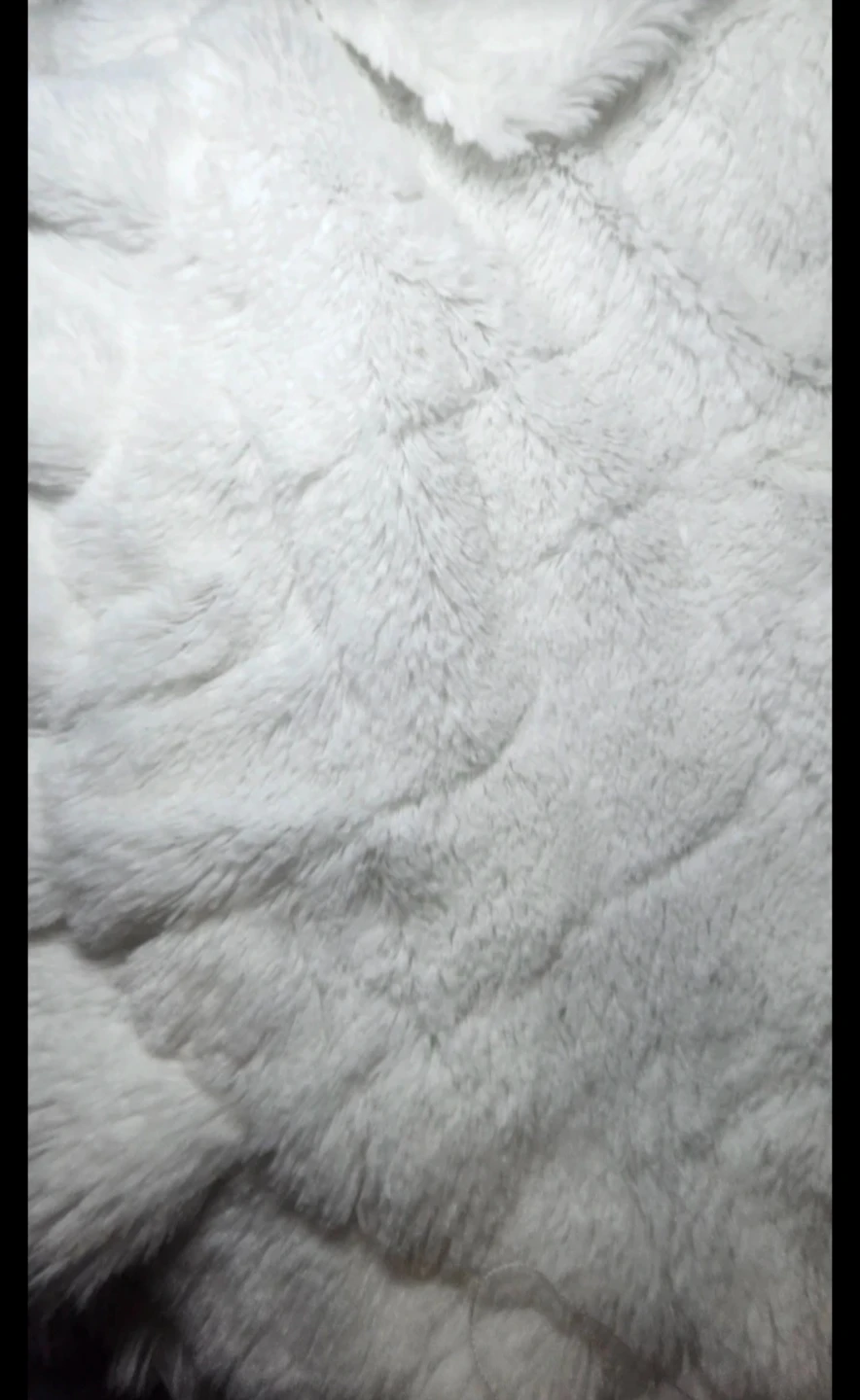 White Cropped Faux Fur Bolero Shrug - photo 2