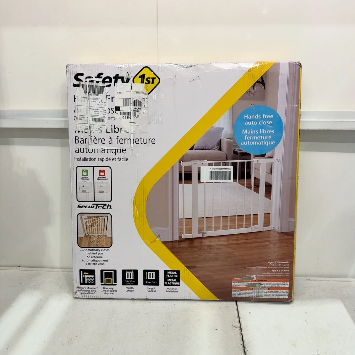 Safety 1st Hands Free Auto Close Baby Gate