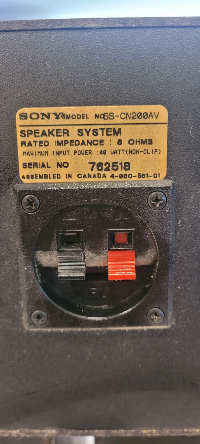 Sony Speaker System SS-CN200AV - photo 3