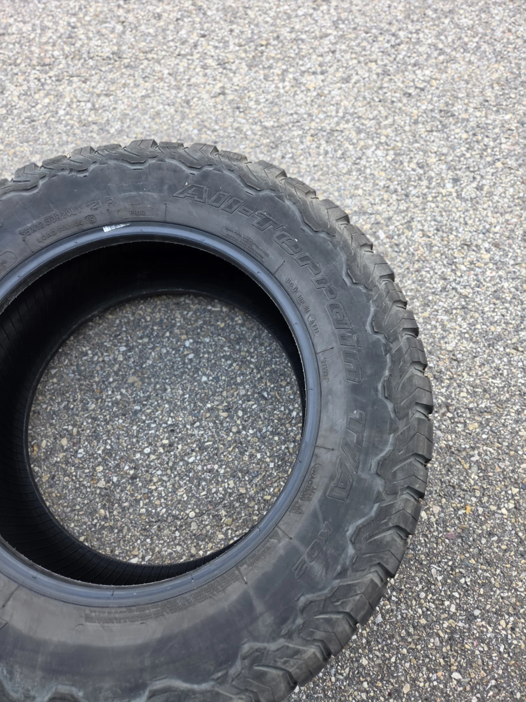 BFGoodrich All-Terrain T/A KO2 Tires (2) 35x12.50R20LT - photo 4