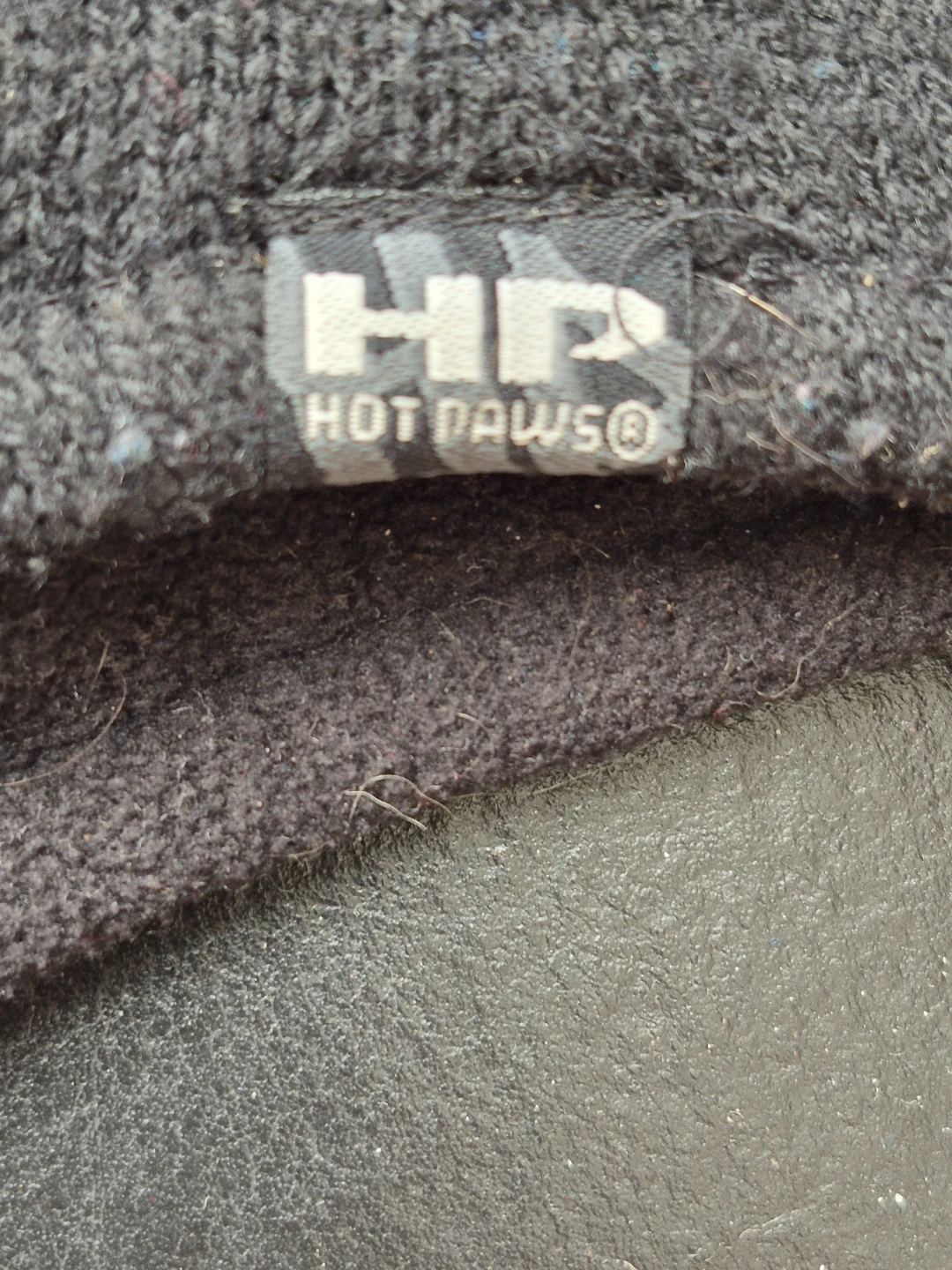 Hot Paws Knit Hat with Ear Flaps, fleece lining inside - photo 2
