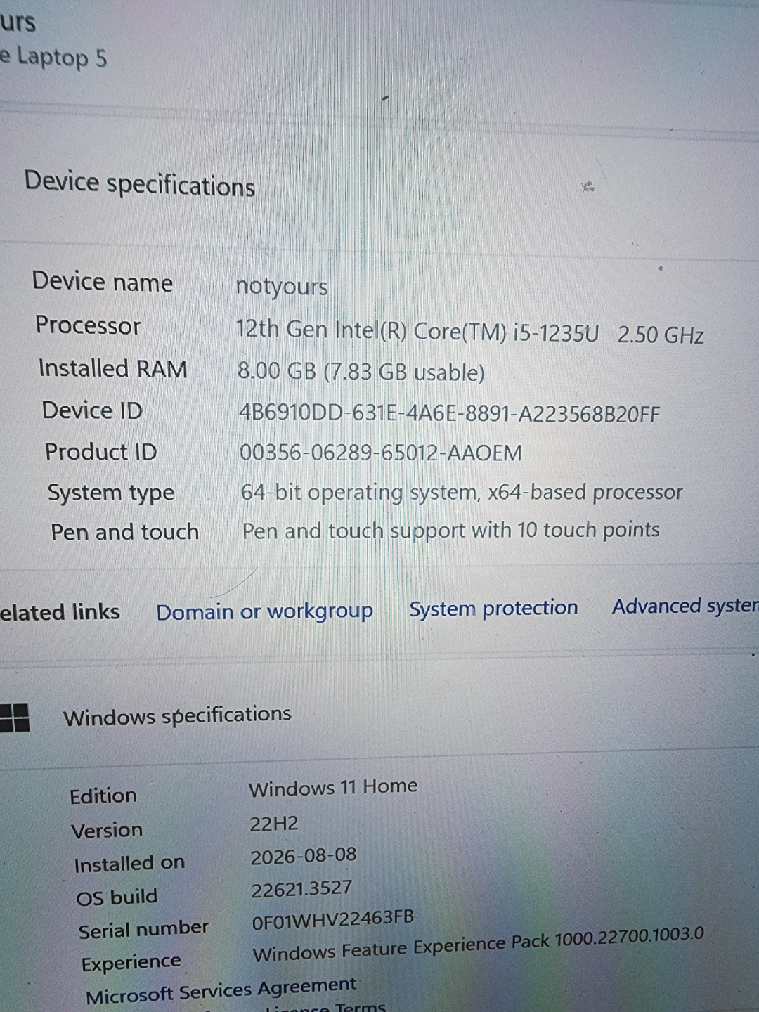 Microsoft Surface Laptop 5 - Black - photo 3