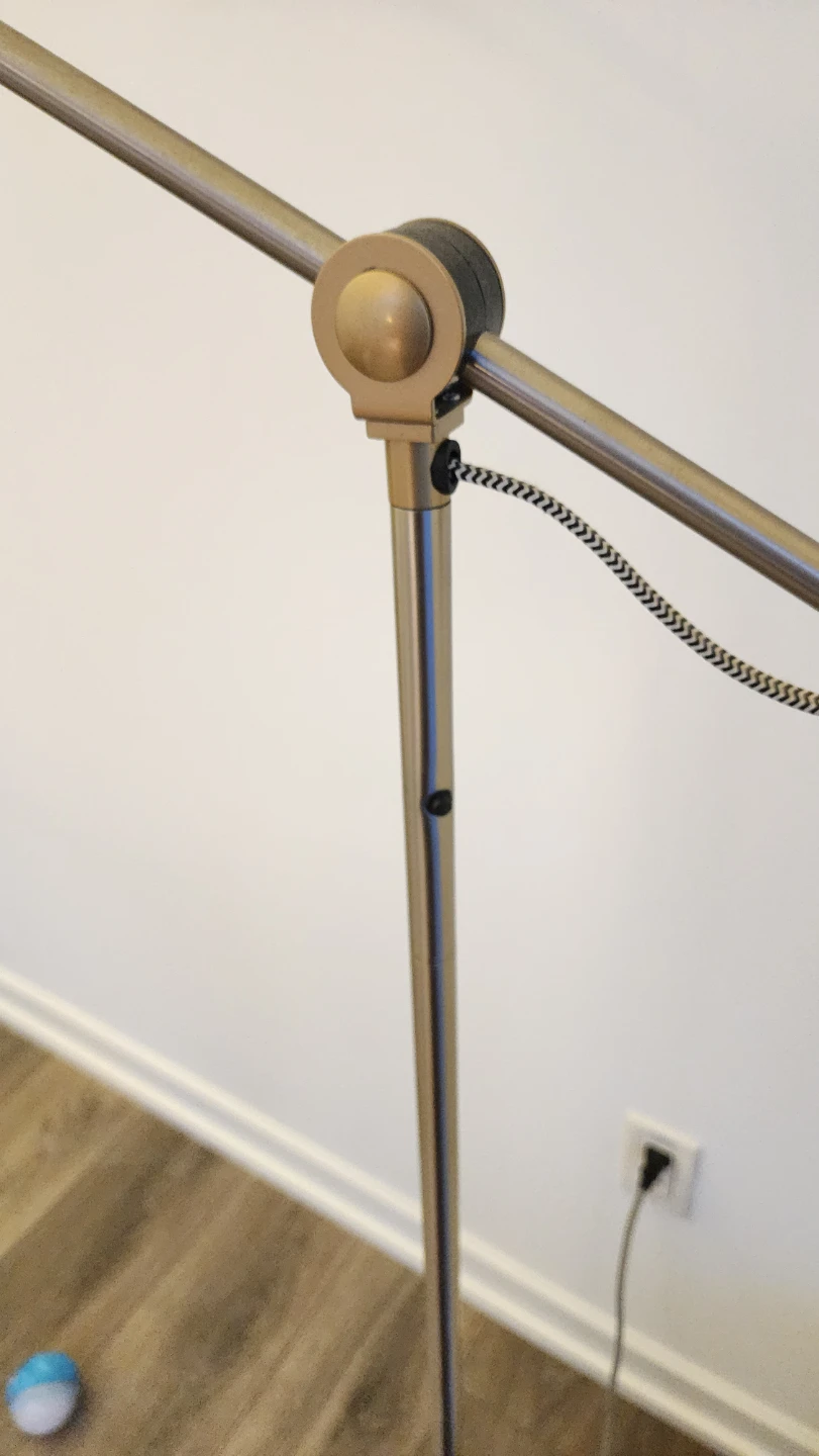 IKEA RANARP Floor/Reading Lamp - Silver Nickel Plated Steel - photo 4