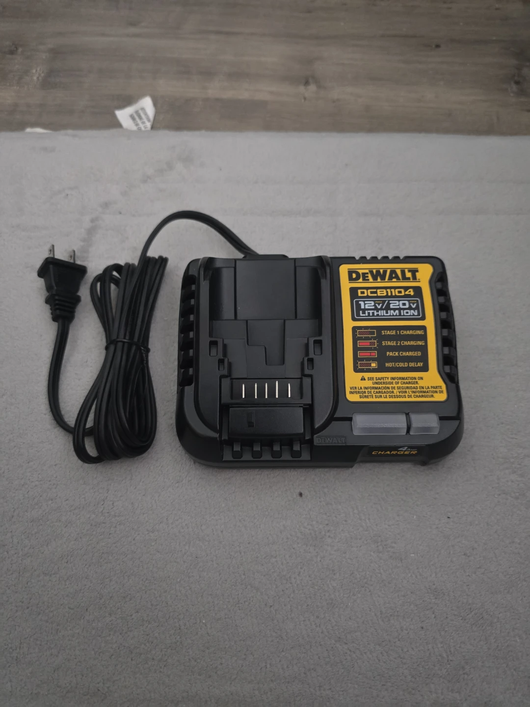 DEWALT DCB1104 12V/20V Lithium Ion Battery Charger