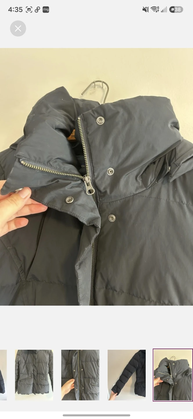 Women's Black Puffer Jacket - photo 5