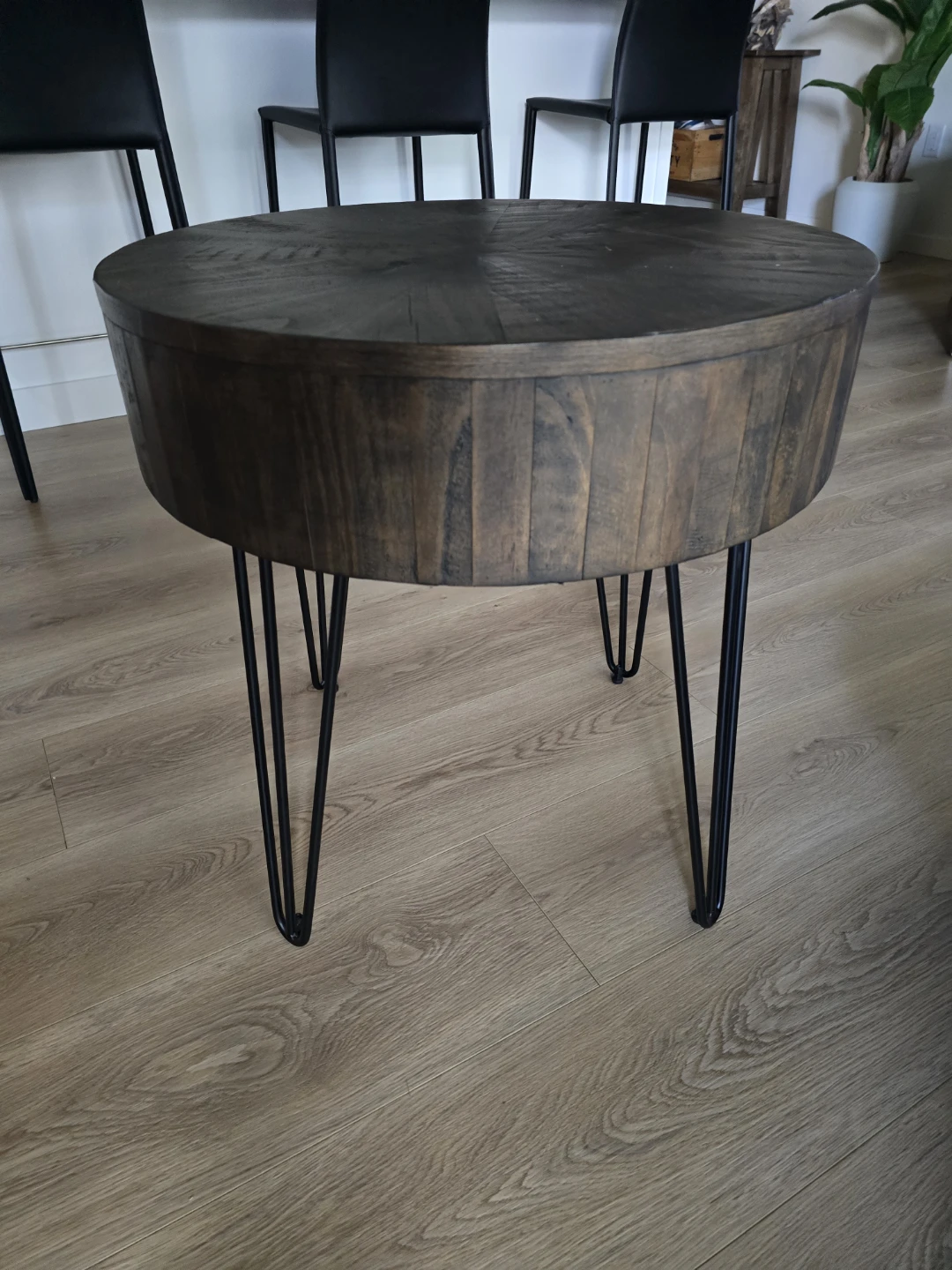 RUSTIC Reclaimed Wood 24IN table from CRATE and BARREL - photo 3