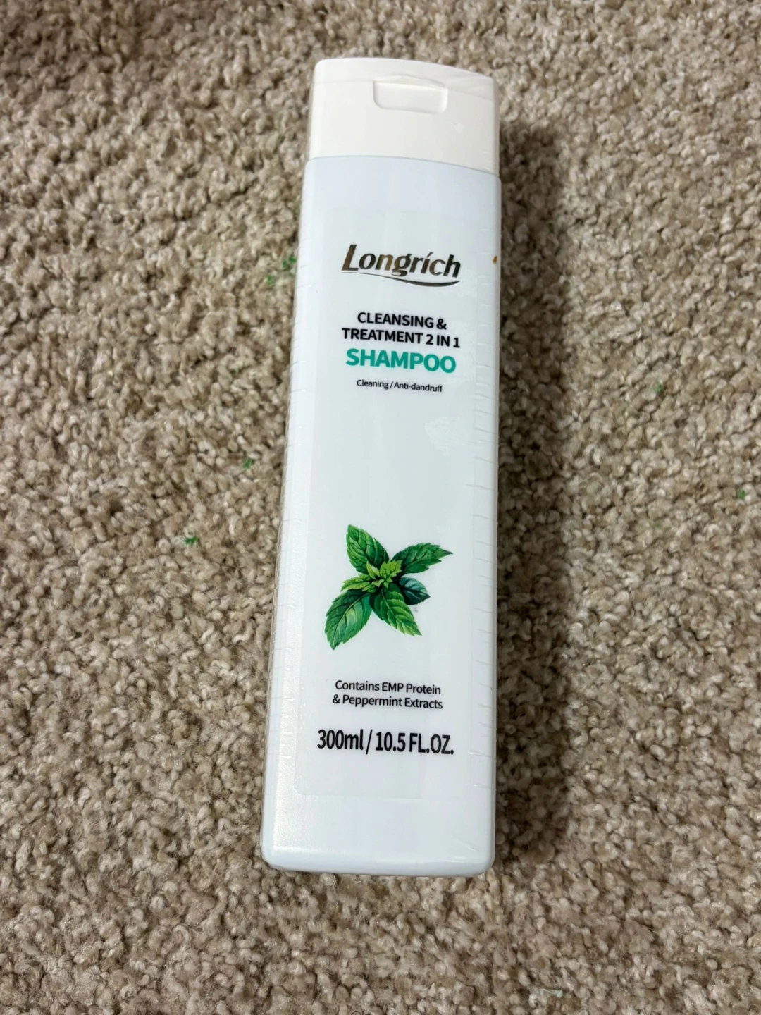 Longrich 2-in-1 Shampoo- Anti-Dandruff + Peppermint