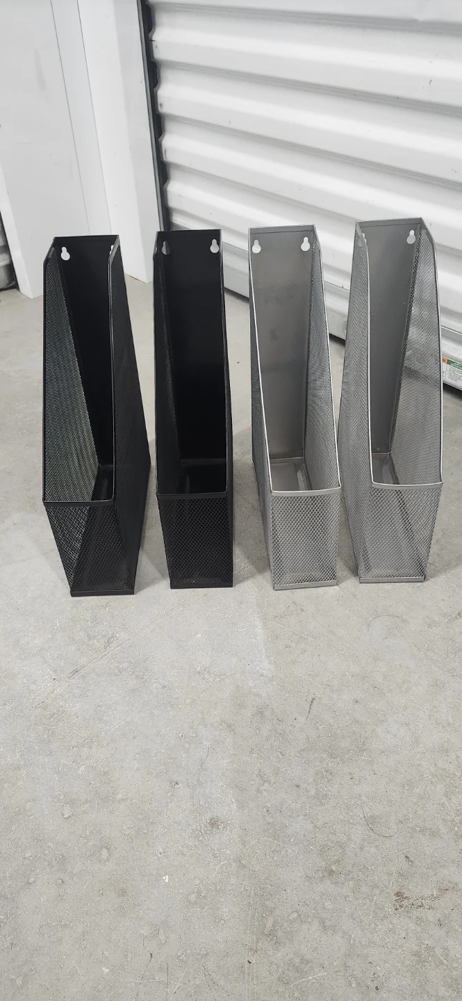 Metal file holder of 4 for $10