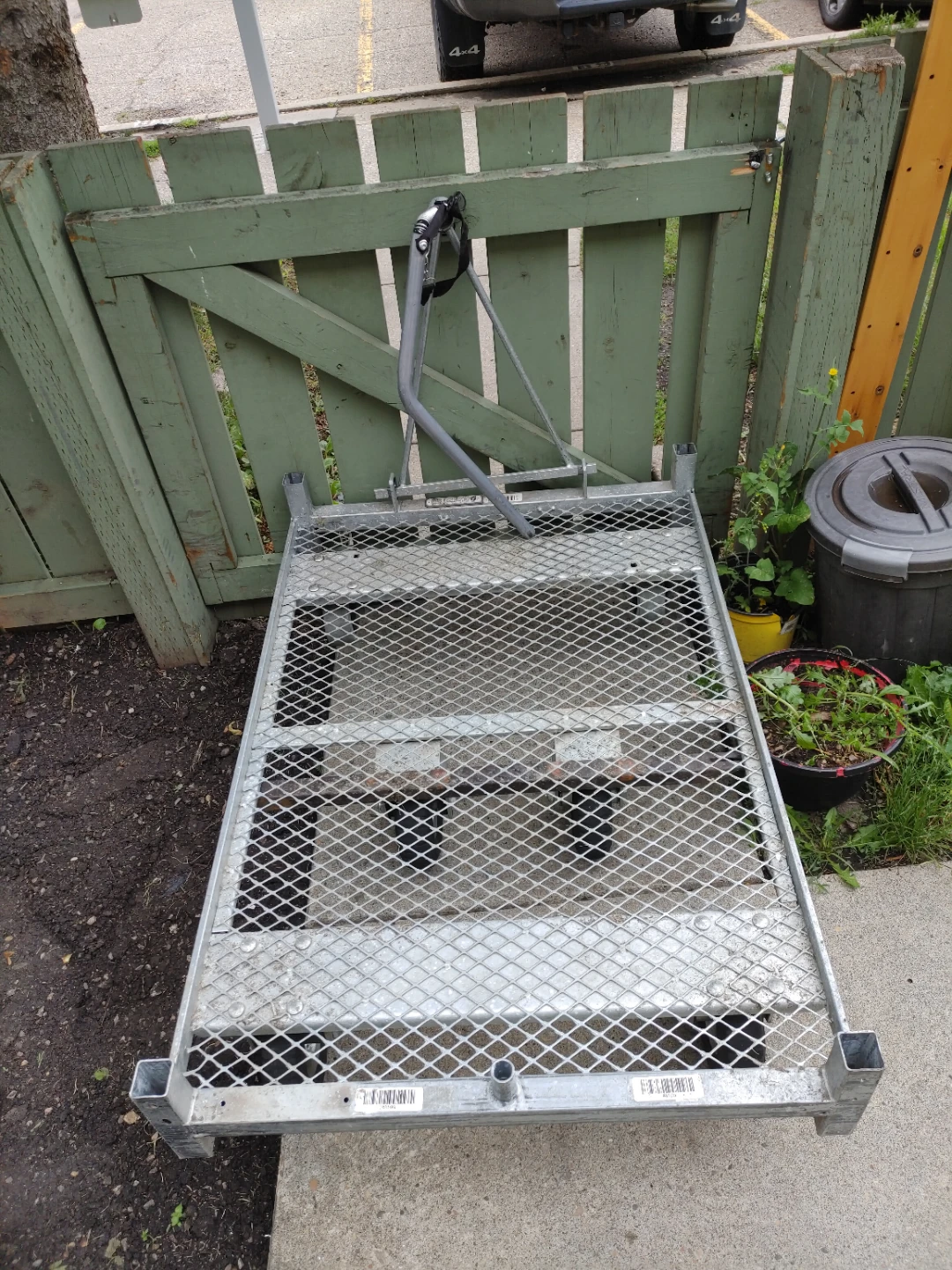 Metal Utility Cart with Wheels