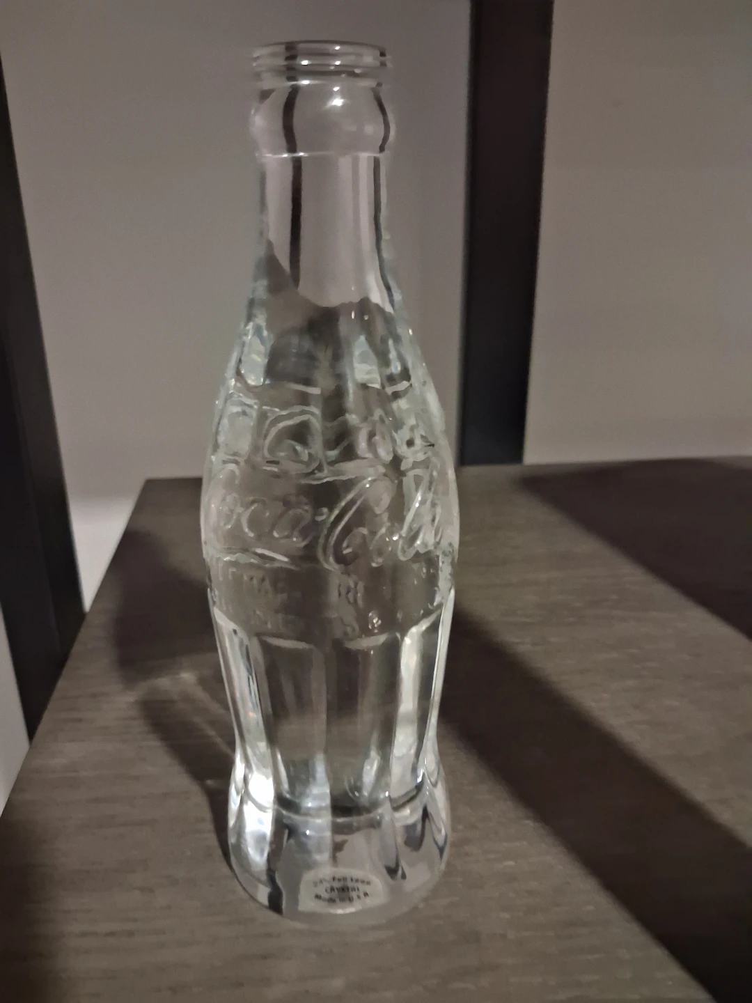 RARE vintage Coca-Cola Crystal Bottle Sculpture
