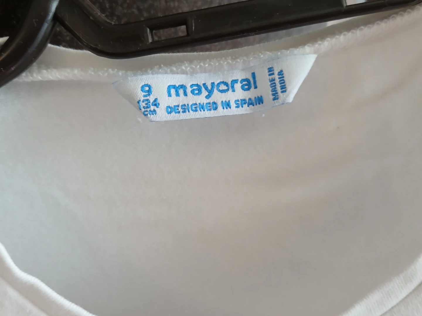 Mayoral White Long Sleeve T-Shirt with Girl Graphic - Size 9 - photo 2