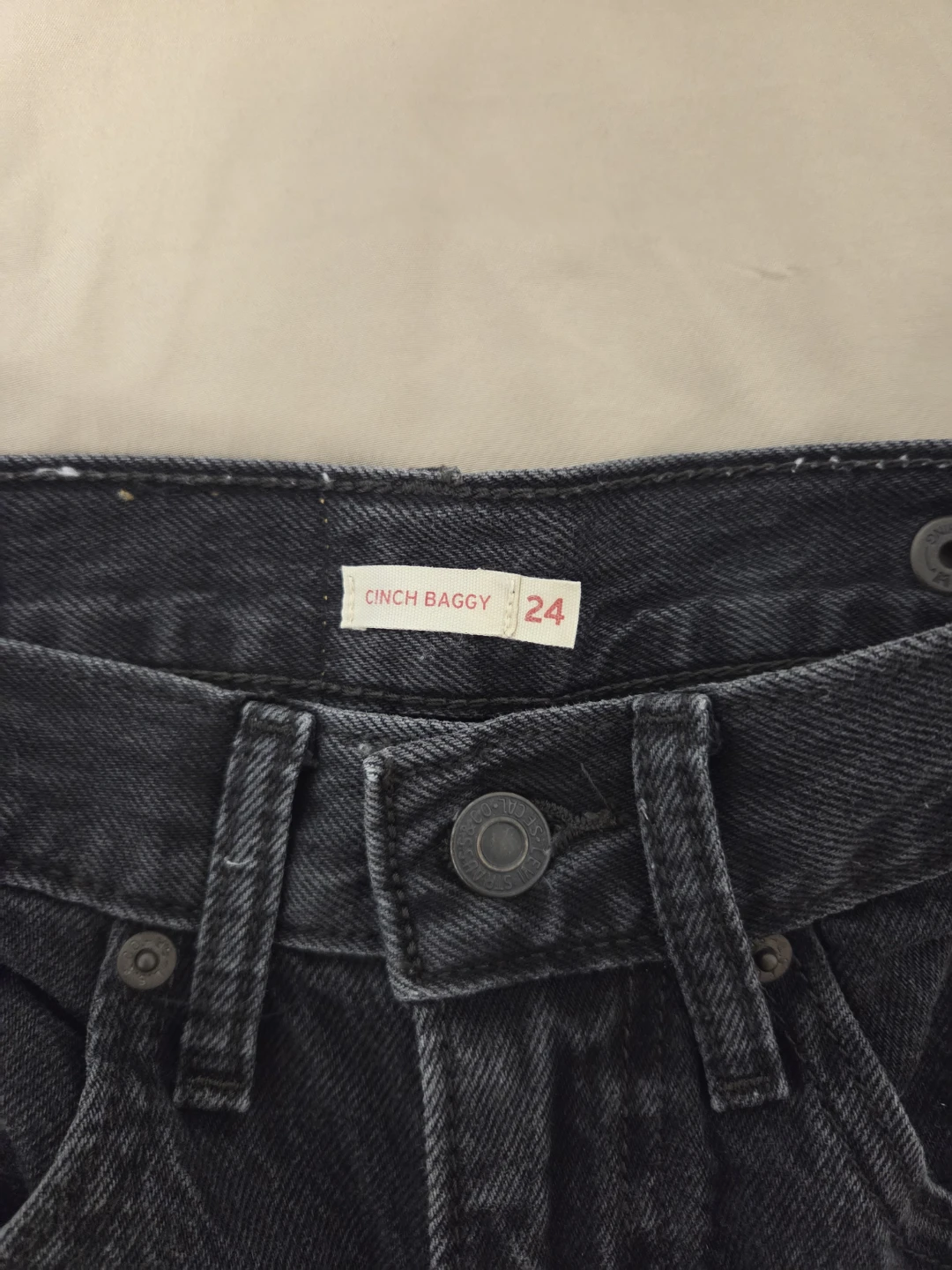 Levi's Cinch wide leg Baggy Jeans Size 24 - photo 3