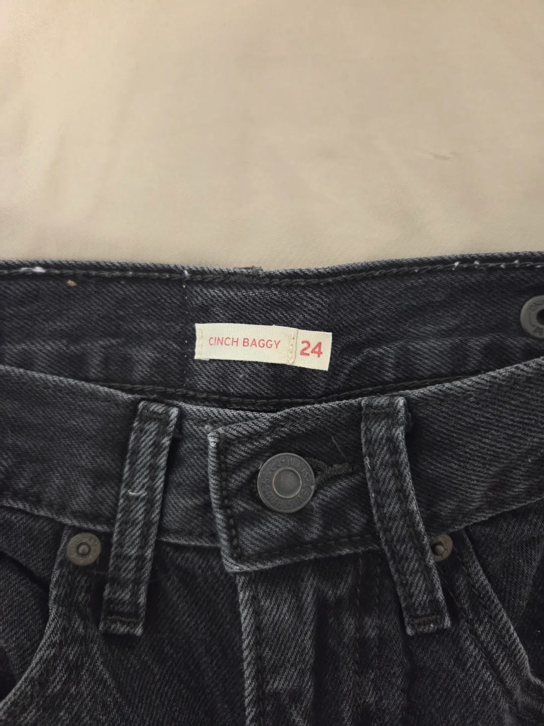 Levi's Cinch wide leg Baggy Jeans Size 24 - photo 3
