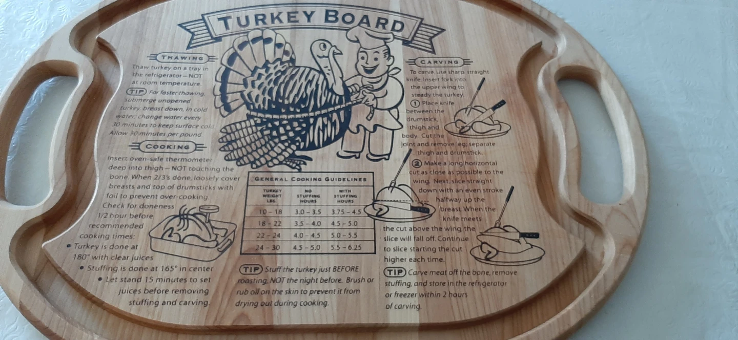 Wood Turkey Carving Board-New - photo 5