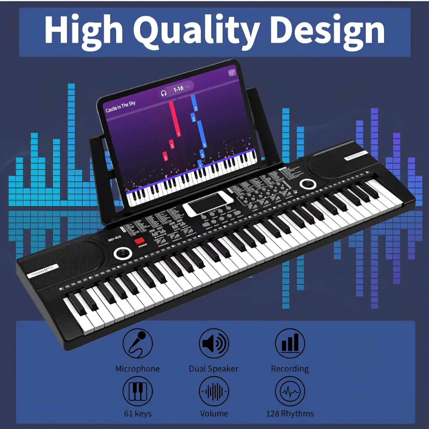 61 Keys Keyboard Piano - photo 3