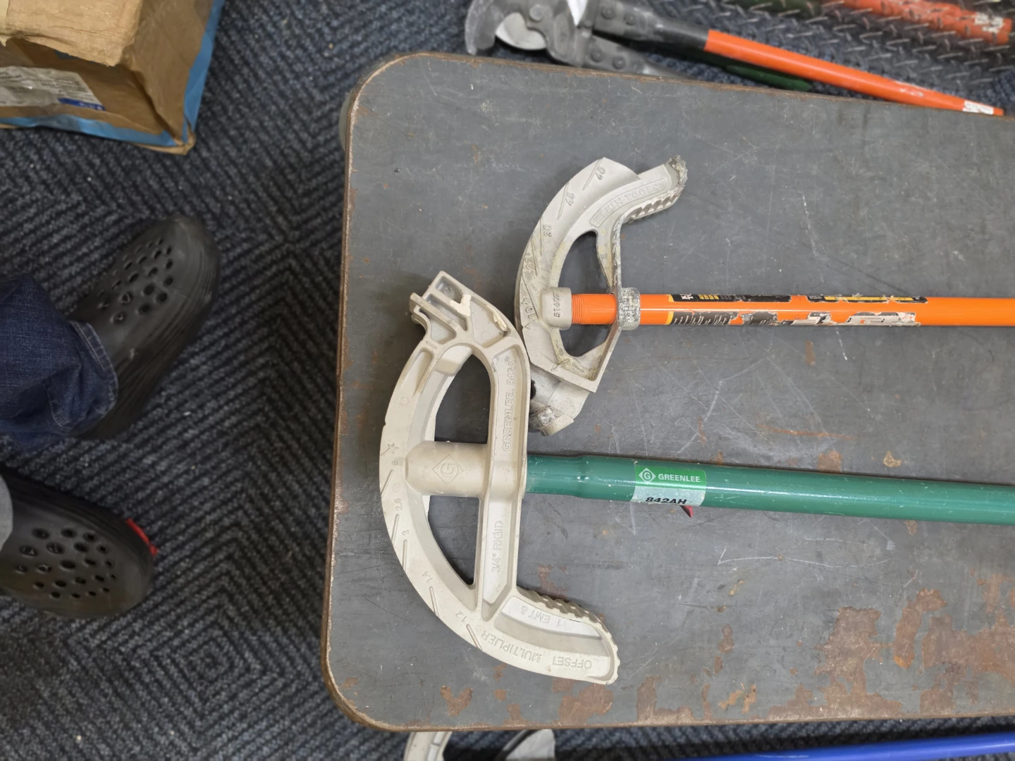 Used Electrician's Conduit Bender Tool Set - photo 4