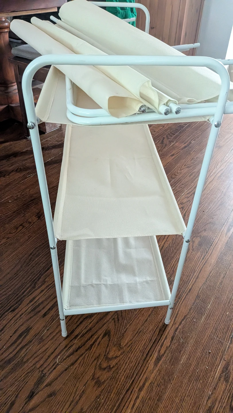 TWO Tier Fabric Storage Racks - photo 2