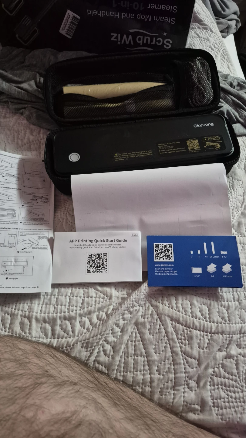 Portable Thermal Printer - Black