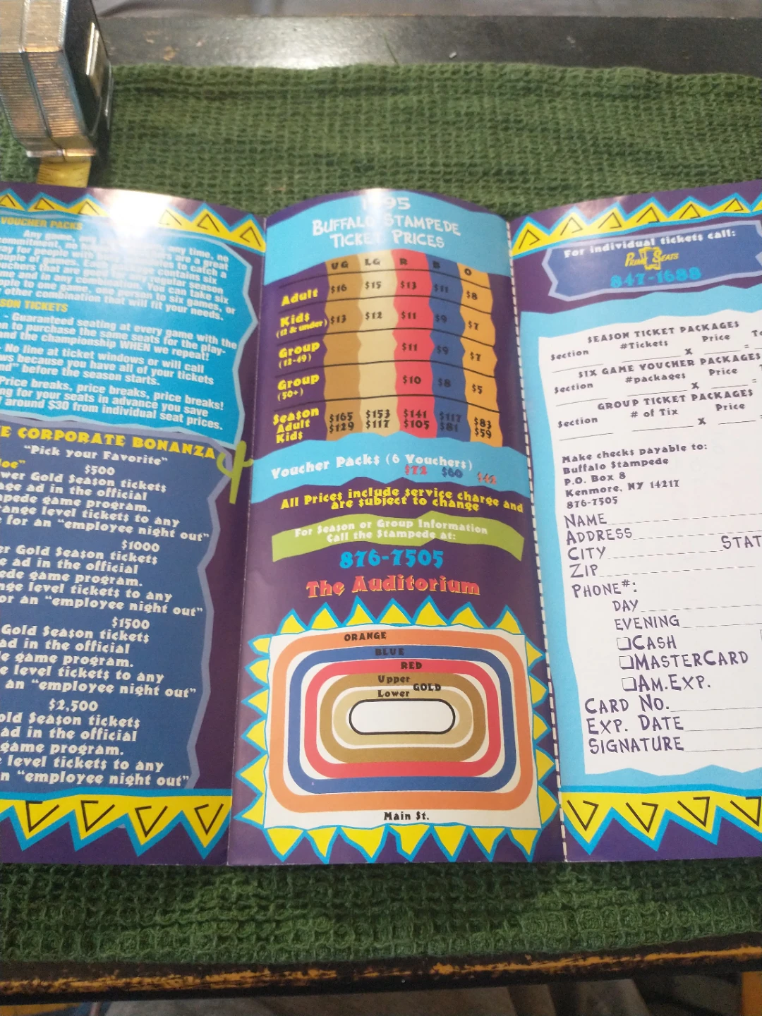 1995 RHI Buffalo Stampede Roller Hockey Champions Schedule - photo 3