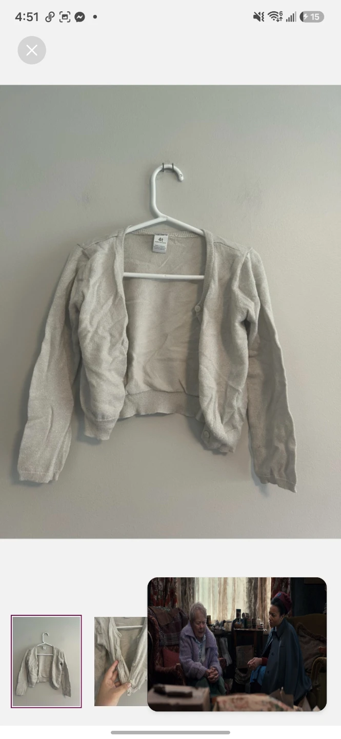 Carter's Toddler Cardigan Size 4T