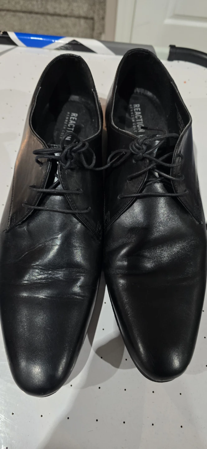 Reaction Kenneth Cole Men's Black Dress Shoes Size 13