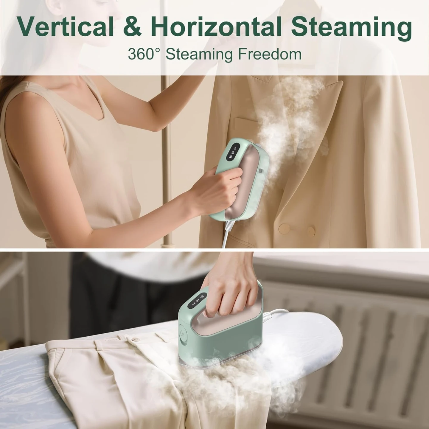 Newbealer 1200W Powerful Steam Iron - photo 4