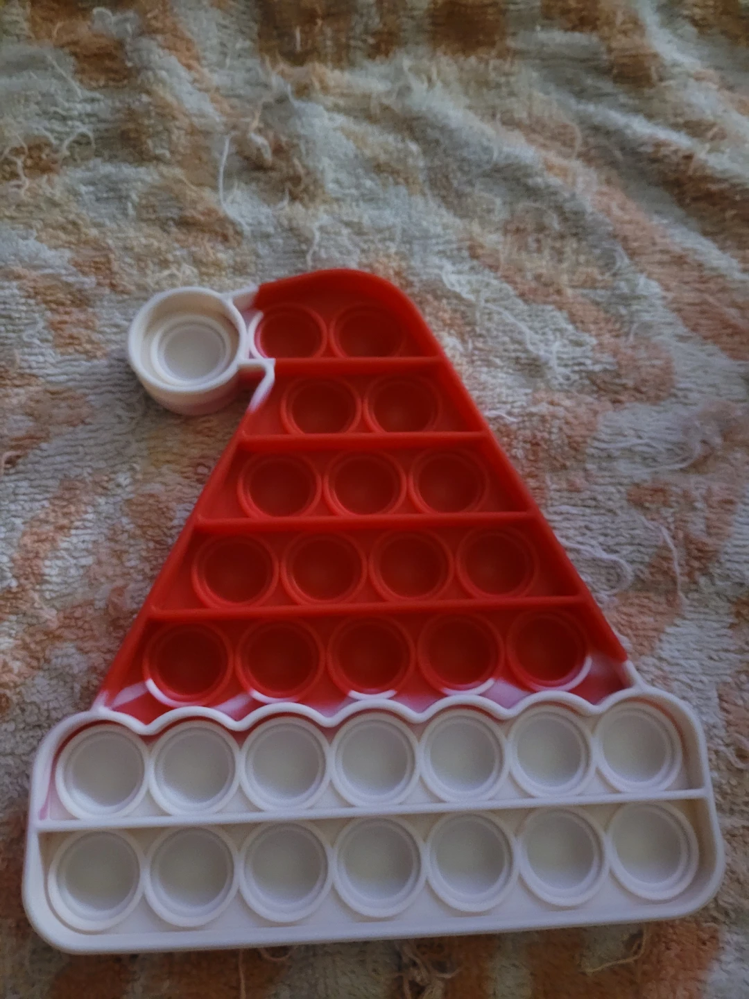 Christmas hat fidget pop it toy