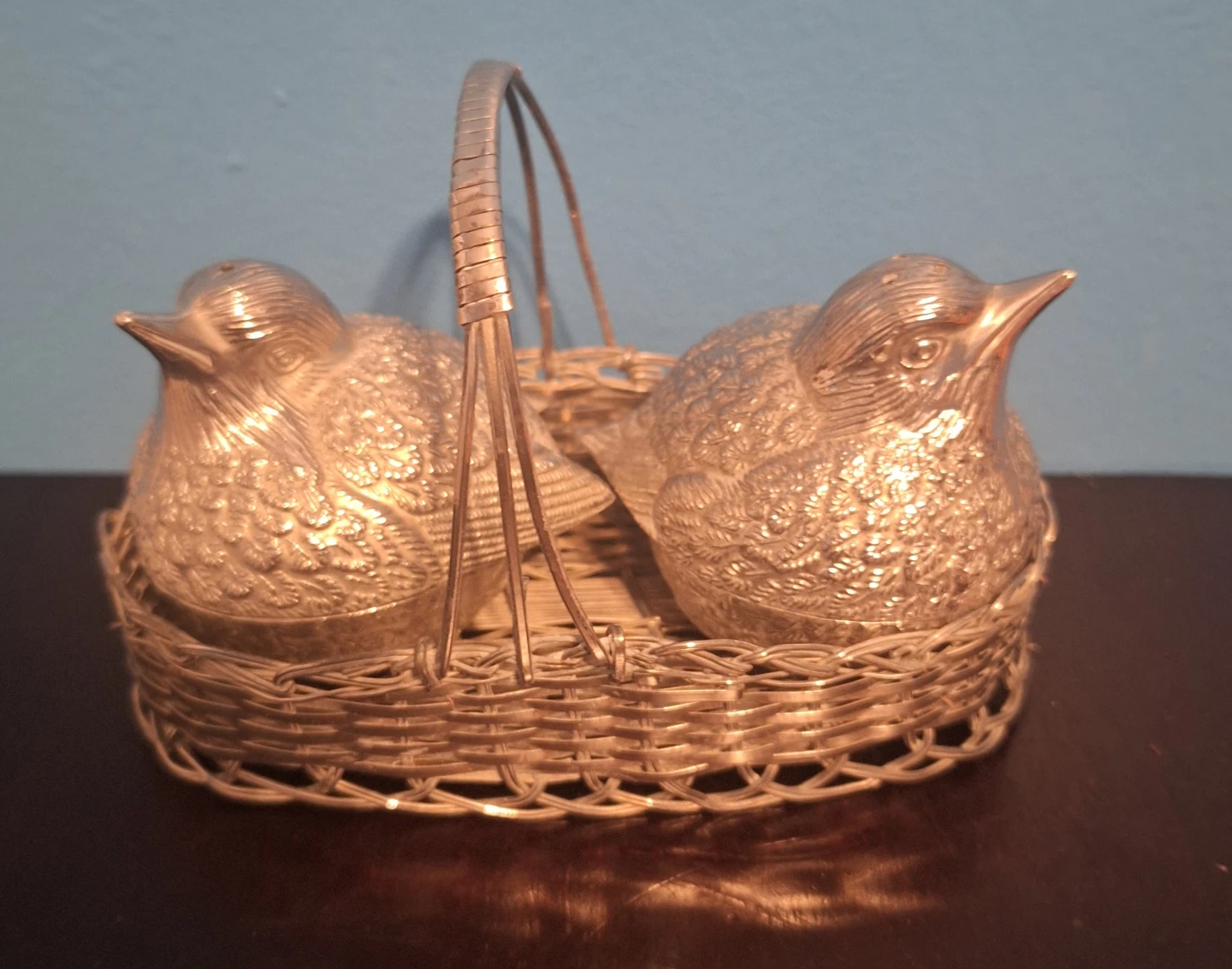 Vintage Silverplated Salt and Pepper Shakers