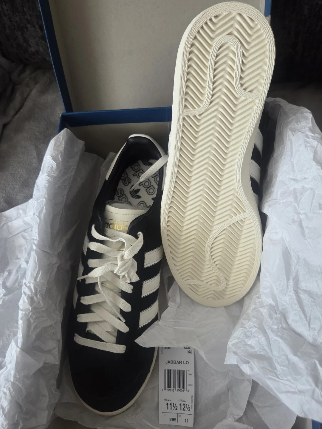 Adidas Jabbar Lo Sneakers Black/White US Men's 11.5 - photo 2