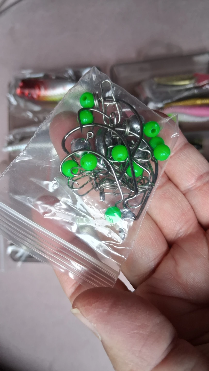 Fishing lures Baits Hooks Lead Weights Frogs Set - photo 5