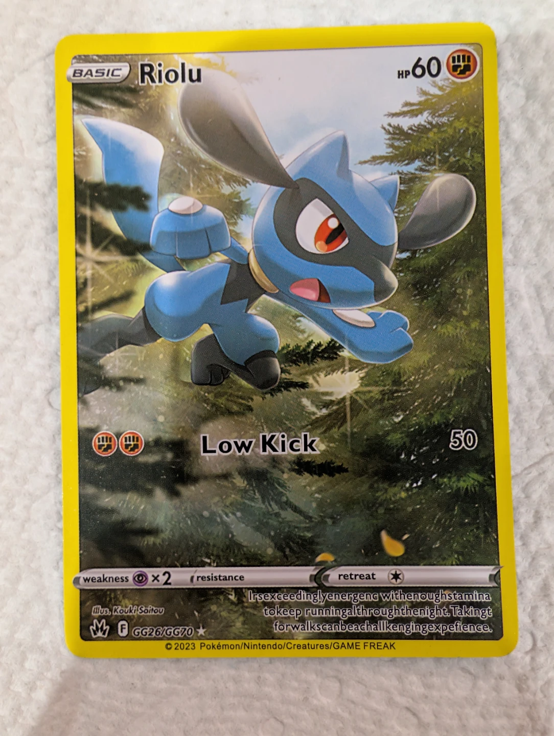 Riolu - SWSH - Crown Zenith : Galarian Gallery ( CRZ : GG )