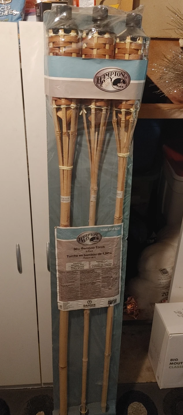 Hampton Bay 60" Bamboo Torches (3-Pack)