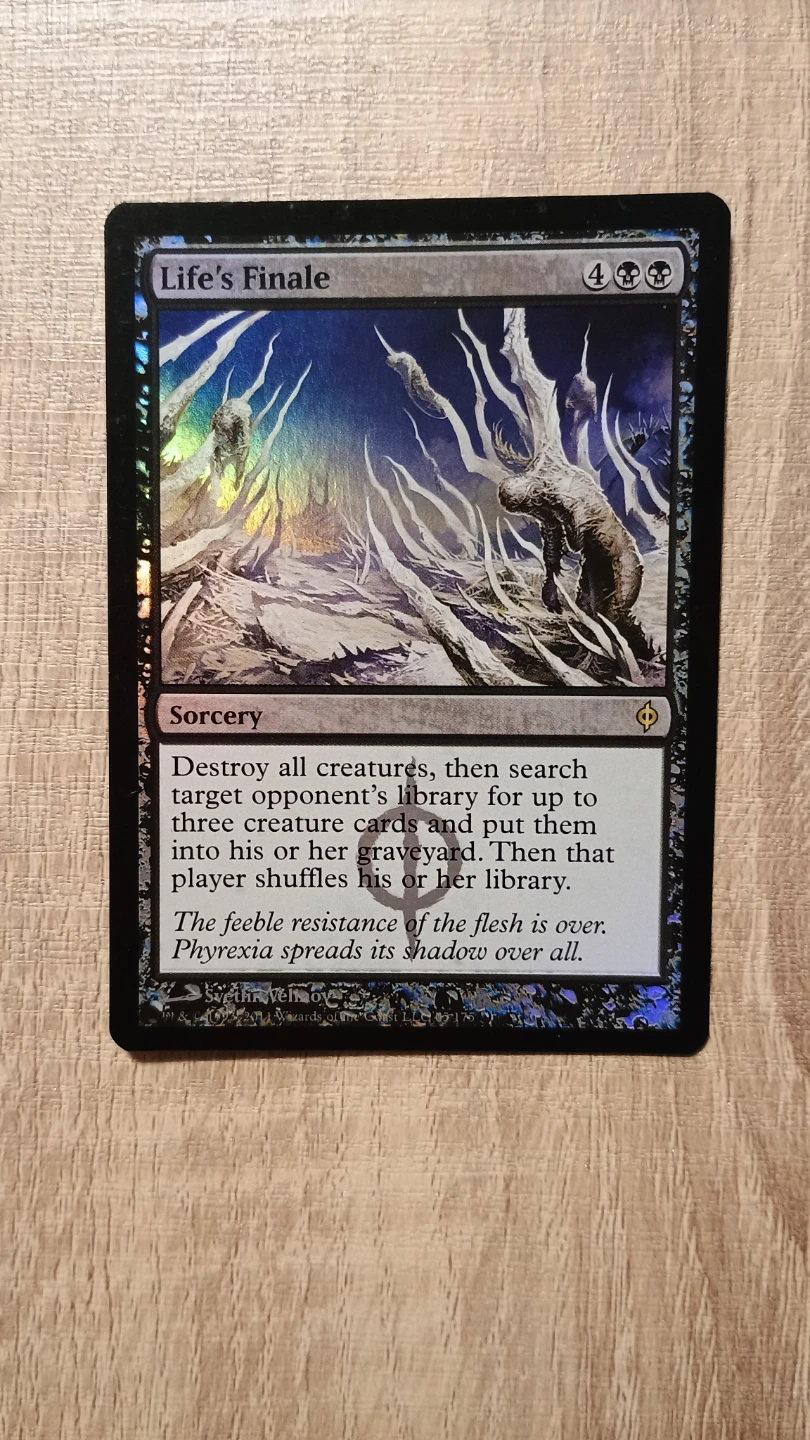 Life's Finale - Magic The Gathering Card