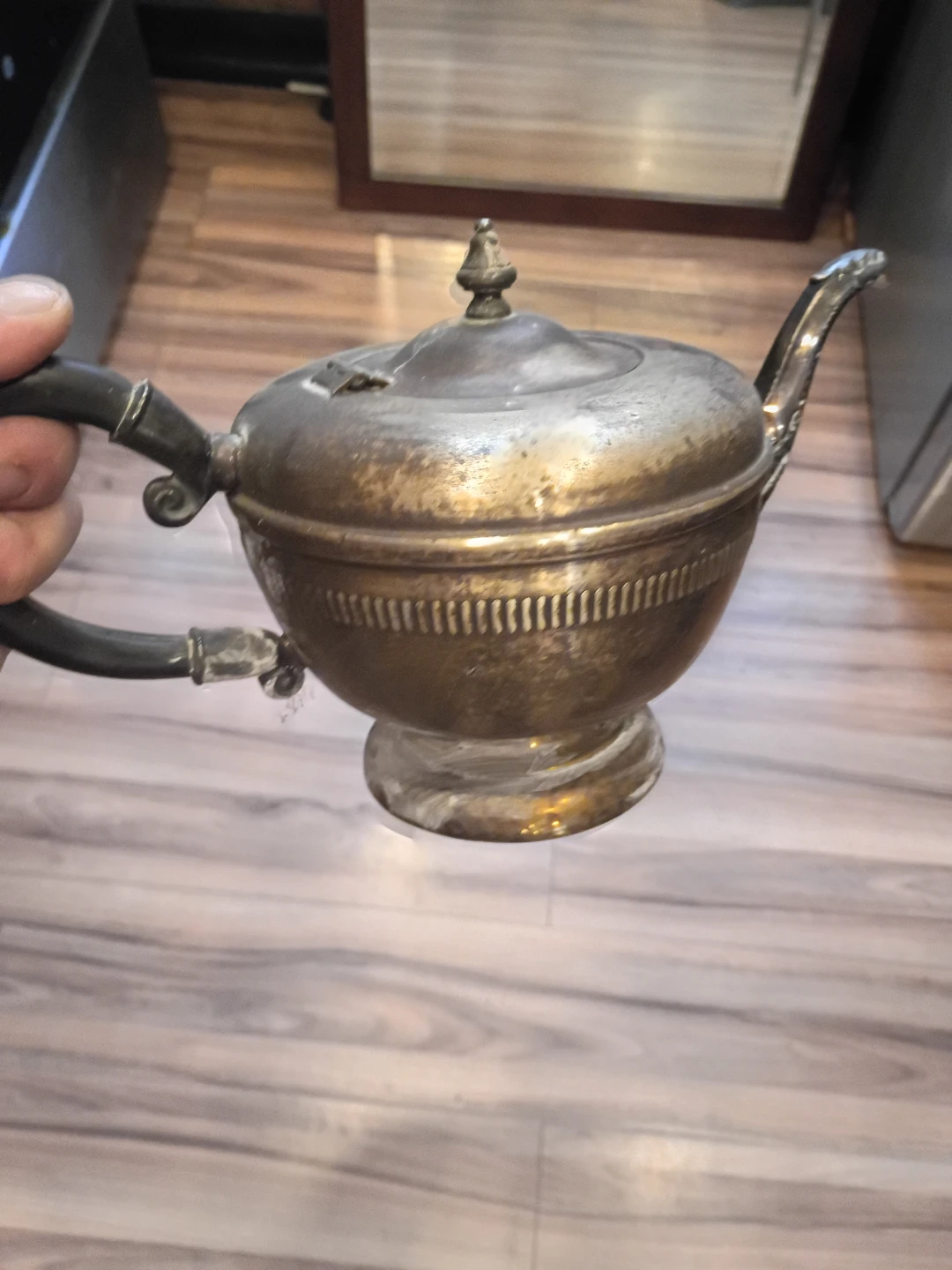 Antique Silver Plated Teapot