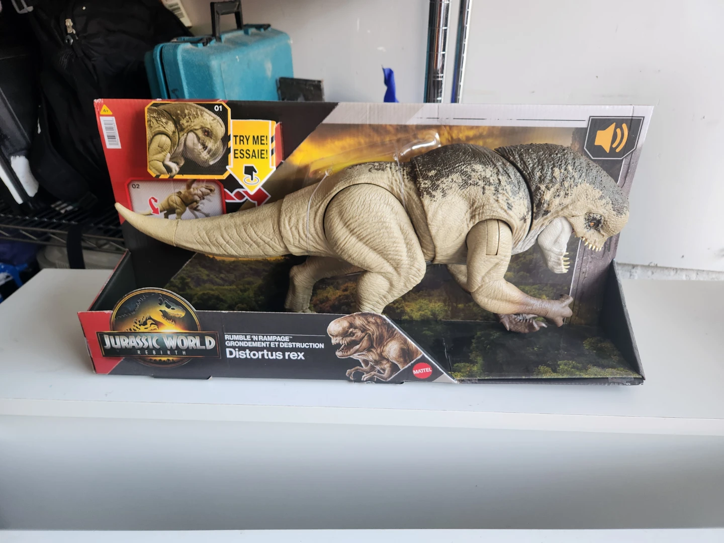 Jurassic World Rumble 'N Rampage Distortus Rex Toy