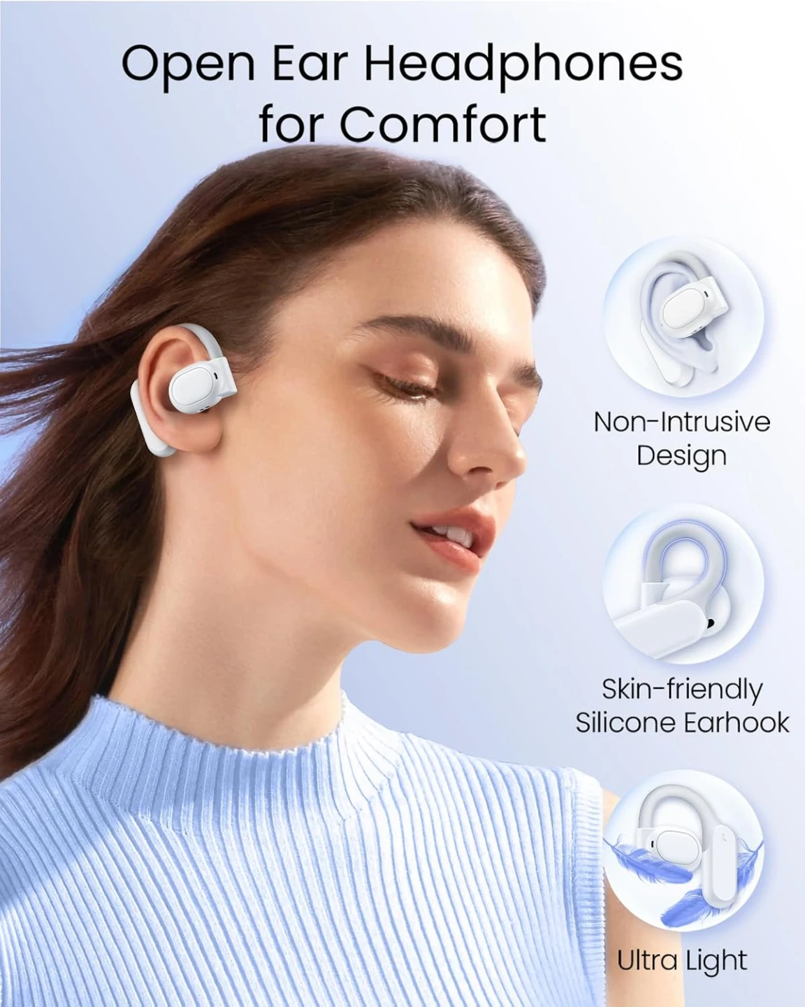 TAGRY K08 Wireless Open Ear Sport Headphones - photo 2
