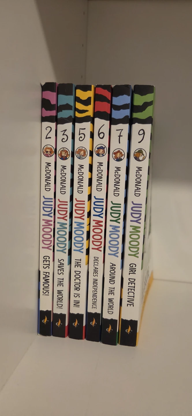 Judy Moody Book Series by Megan McDonald (Books 2-7 & 9)