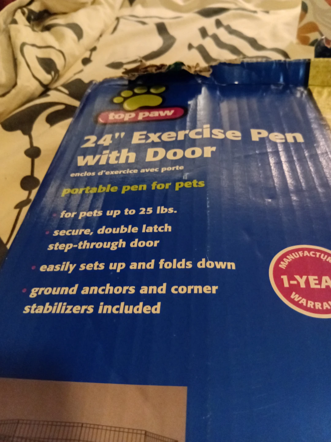 Top Paw 24" Exercise Pen with Door - photo 3