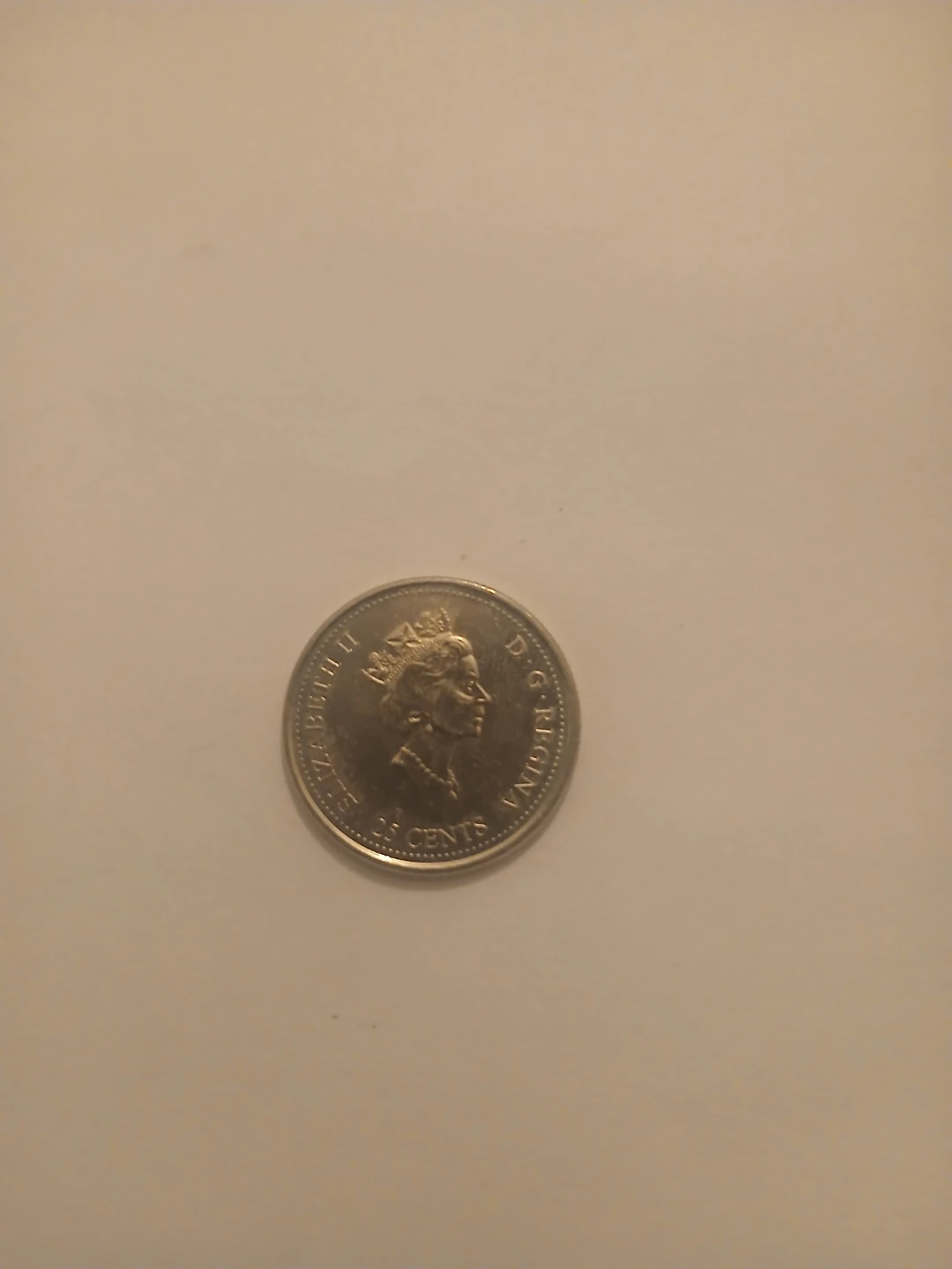 2000 Canada 25 Cents Coin - photo 2