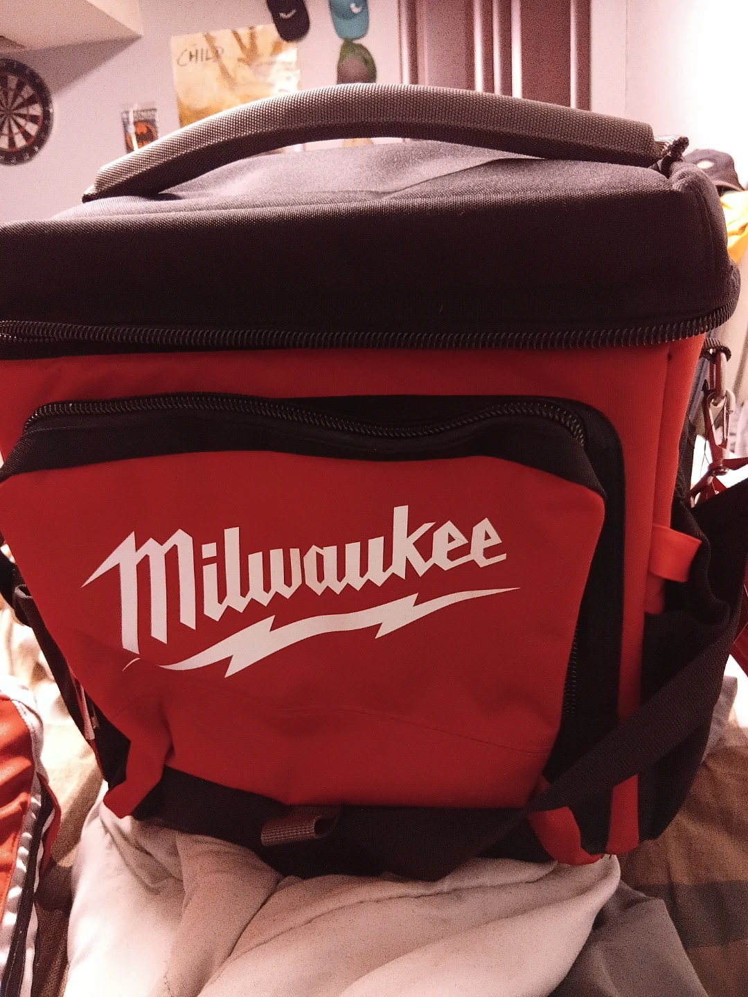 Milwaukee Red and Black Cooler Bag