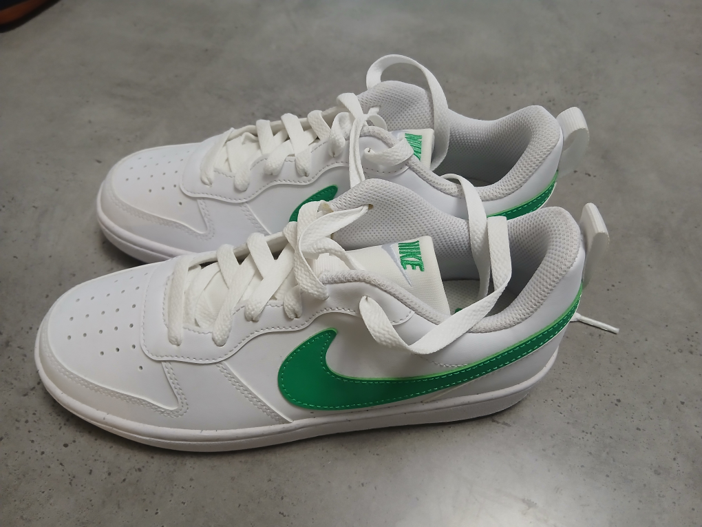 Nike Court Borough Low 2 TD White Green Shoes - photo 3