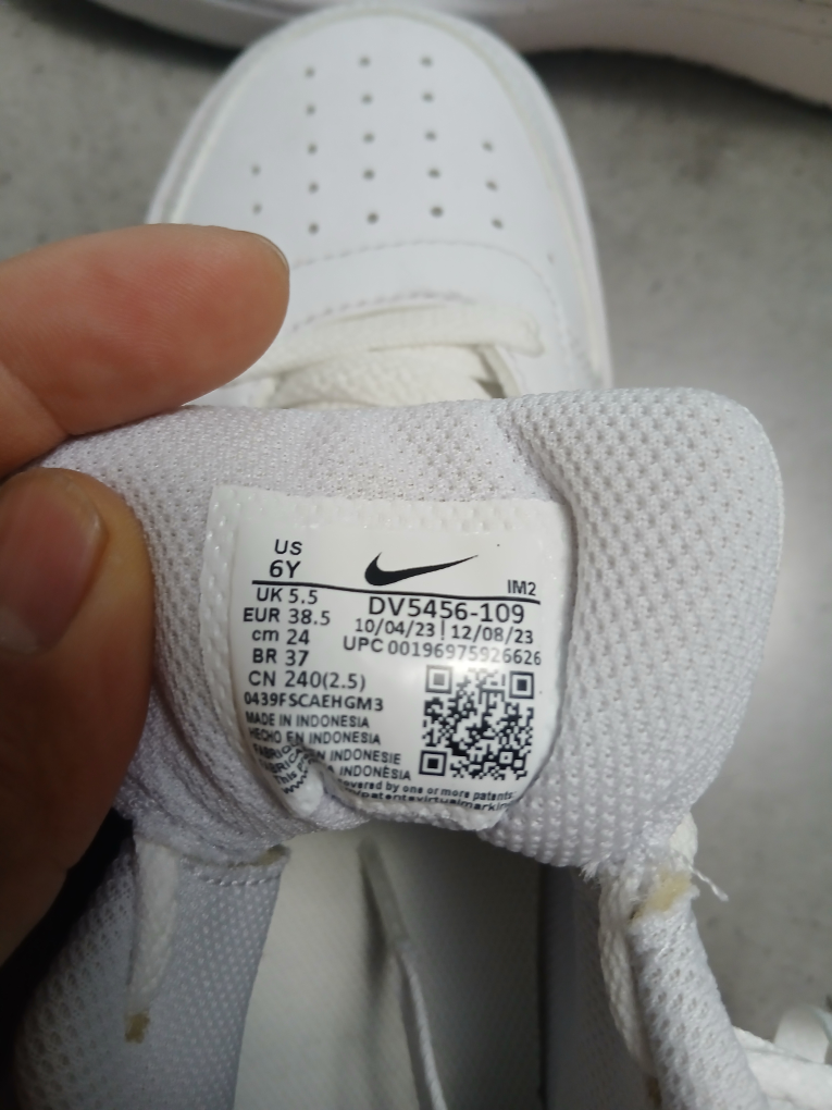 Nike Court Borough Low 2 TD White Green Shoes - photo 4