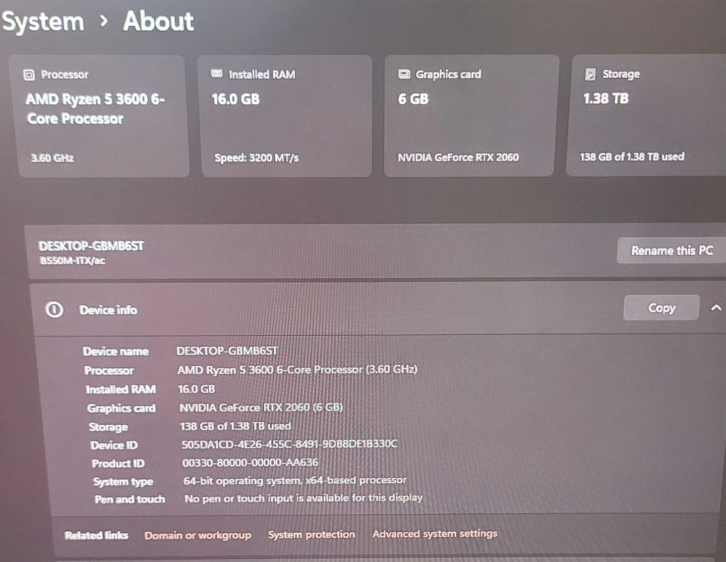 New Custom Gaming PC - Ryzen 5 3600, RTX 2060 - photo 5