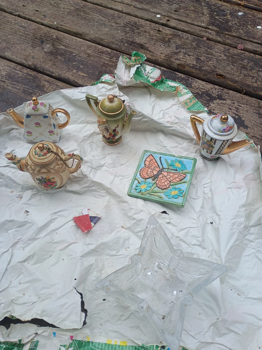 Nini Old Worcester English Teapot Set