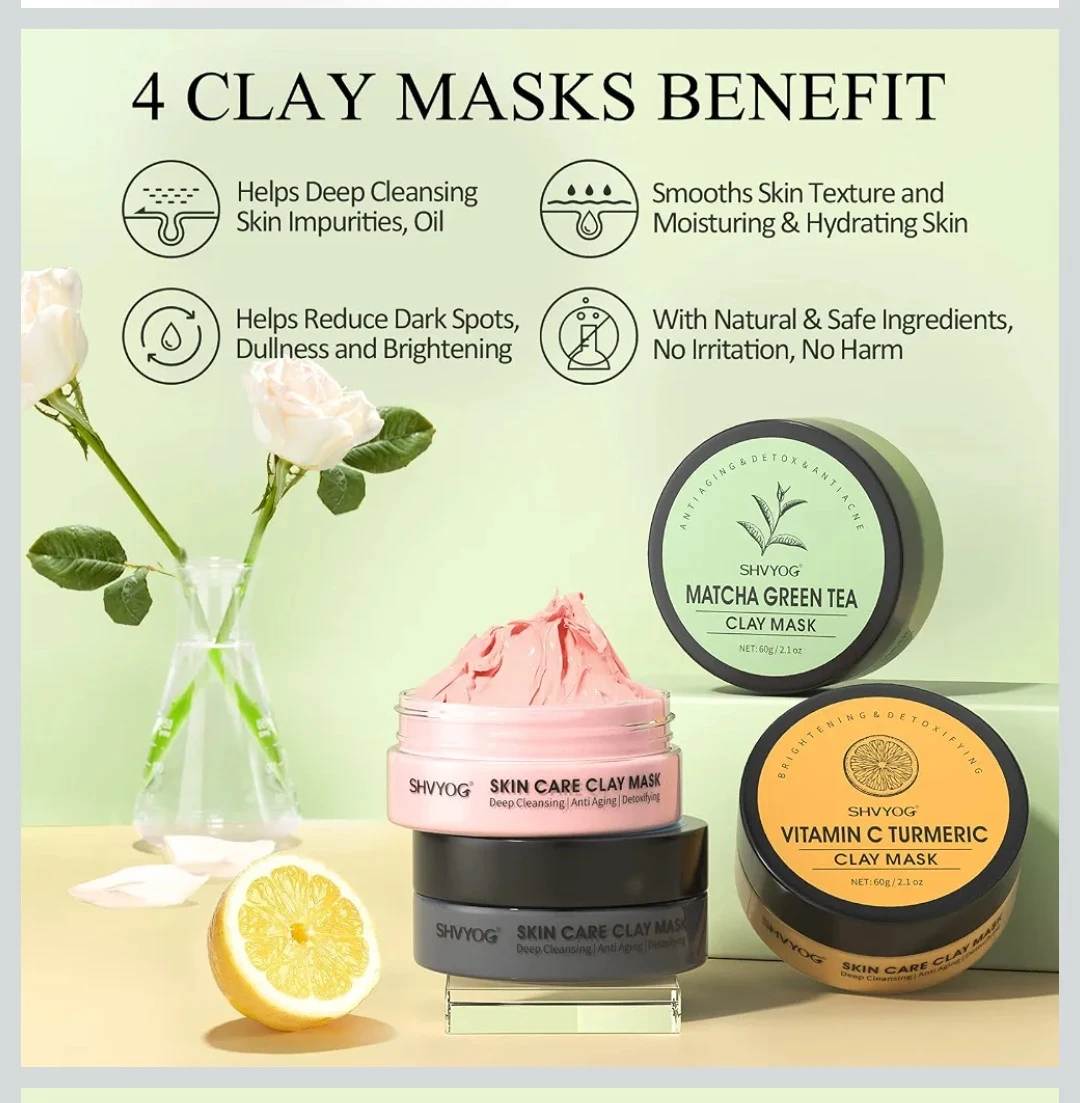 4Pcs Face Mask Set -Skin Care Mask - photo 4